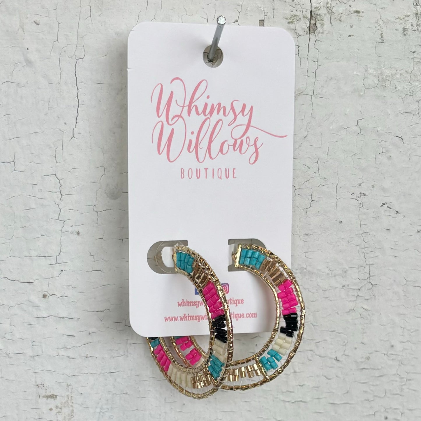 Black Gold Flat Hoop